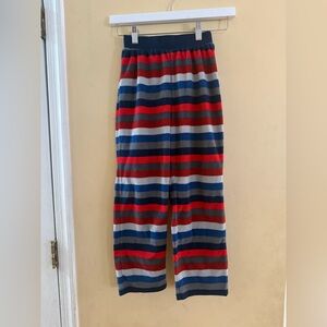GAP Kids Striped Pajama Bottoms - Red, Blue, Gray, size 6